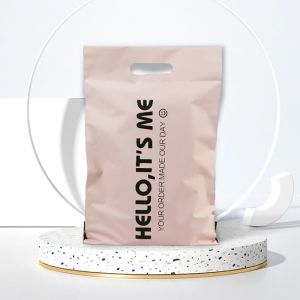 Customizable Biodegradable Custom Printed Poly Shipping Bags With Handles