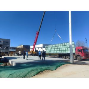 Durability Above ground FRP Biological Deodorization Box Grp Waste Gas