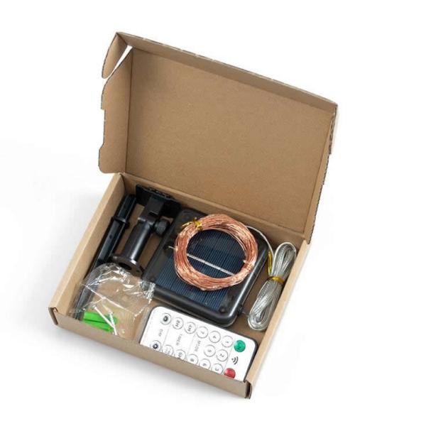 Warm White Solar Copper Wire Twinkle Lights 240 LEDs Color Changing Home Decor