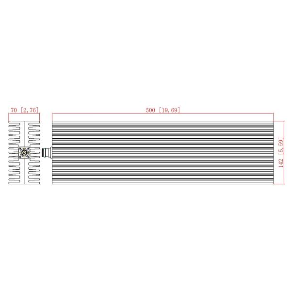 DC-4GHz 500W Dummy Load / Termination Load 4.3-10 Female