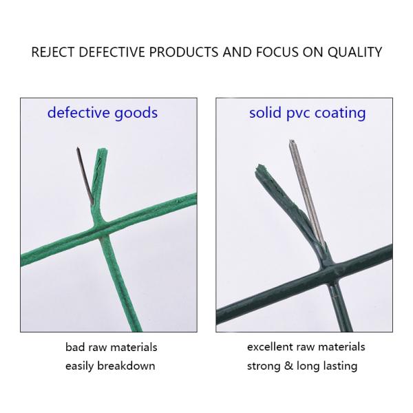Anti Corrosion Garden Wire Mesh PVC Coated