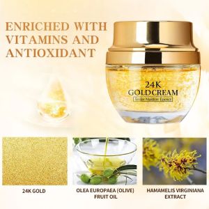 Moisturizing Antioxidant Anti Aging Wrinkles 24K Gold Face Cream
