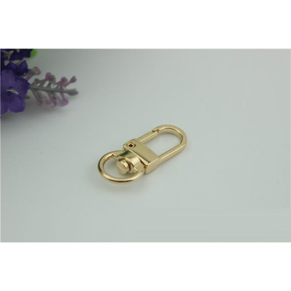 Lanyard accessories zinc alloy hanging brush anti brass 11 mm round eye bolt snap hook bag