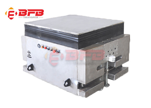 Custom Made Cable Steel Coil Handling Flat Transfer Cart For Road With Hydraulic Lifting Equipment