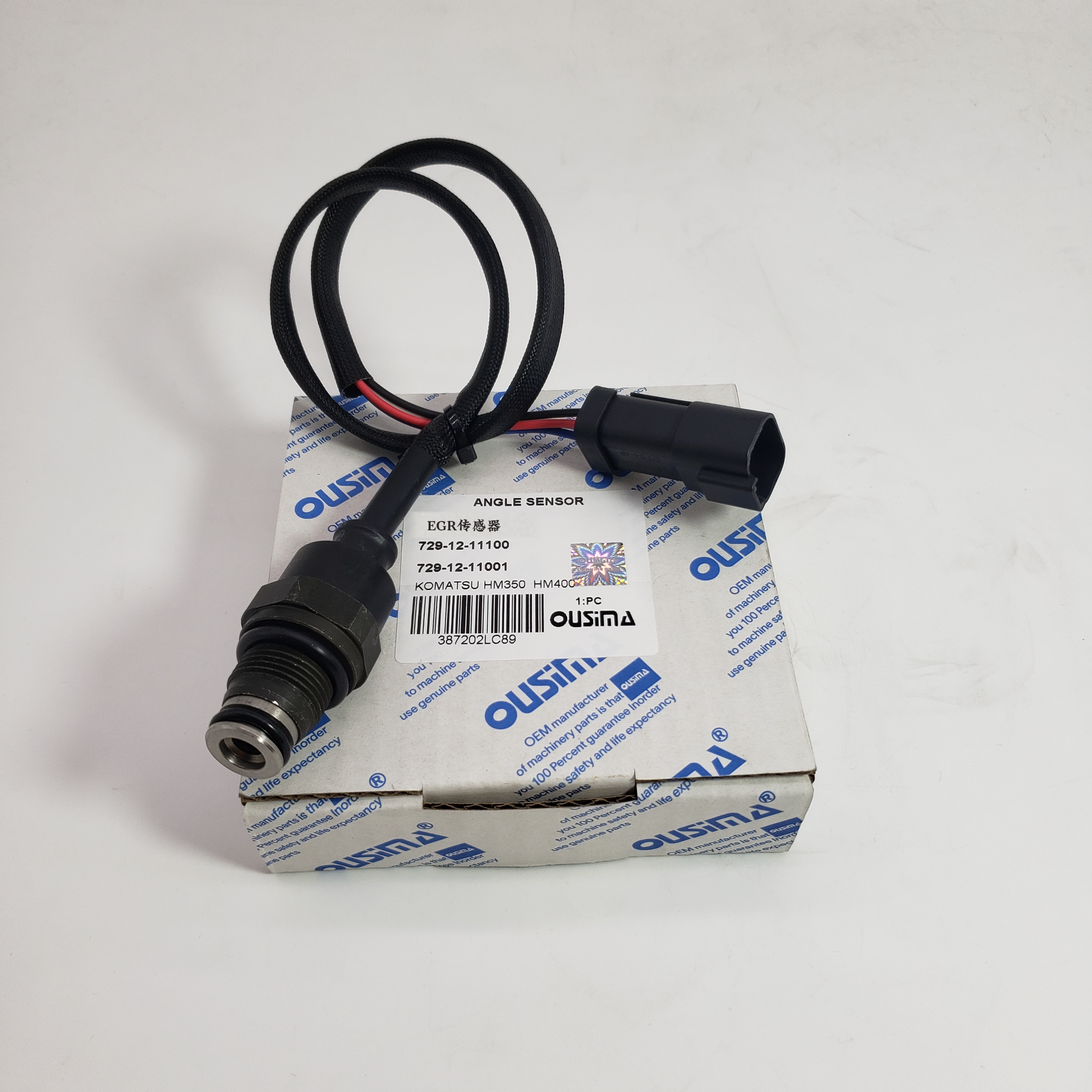 Excavator EGR Sensor 729-12-11100 729-12-11001 For KOMATSU HM350 HM400