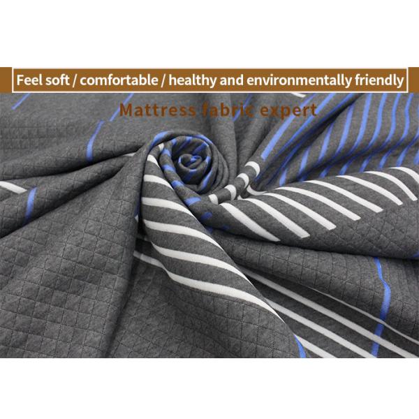 Waterproof Jacquard Mattress Fabric Polyester Home Textile Polymer Air Layer