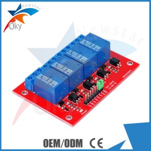 China Demo Code 4-channel Arduino Relay Module , 5V / 12V Relay Control Module on sale