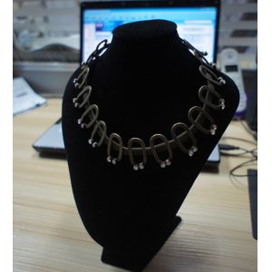 Quality OEM /ODM mixed metal necklaces with rhinstones for gift, party, wedding for sale