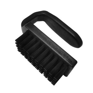 Nylon Bristles PCB Anti Static Cleaning ESD Brush Tool U Type Black Plastic