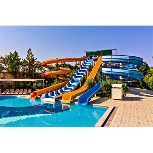 Commercial Swimming Pool Water Toy Adults Outdoor Children Games Fiberglass Slide