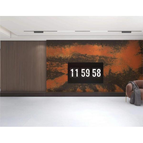 Wood Look Finished Porcelain Slab Sintered Stone 1200*2400 for Floor and Wall Tile