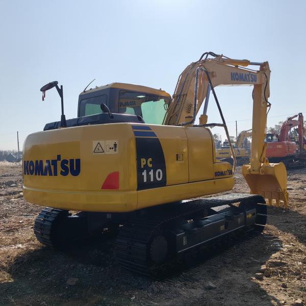 11T Used Komatsu PC110-7 Excavators Construction Earthwork Machinery Digger