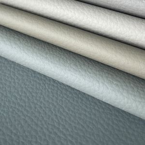 Quality Litchi Patterned PVC Eco Leather Material Durable For Commercial Seating for sale