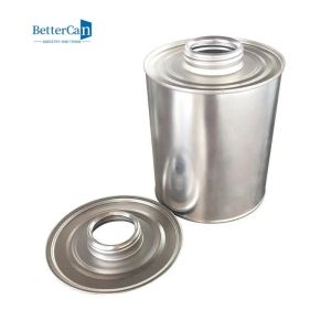 Metal Industrial Paint Tins 32oz Monotop Cans With Dauber Cap