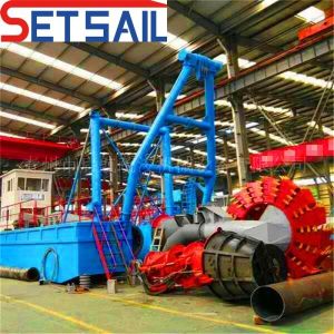 River Lake Sea Reservoir and Port Wheel Bucket Dredger Made in with Hydraulic