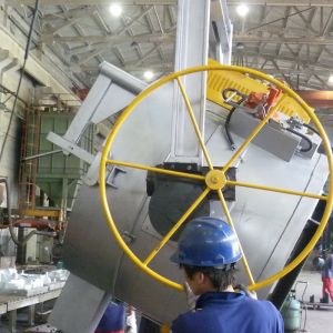 Manual / Automatic Heating Aluminium Alloy Crucible Furnace 220V