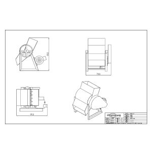 440V 9T/H Ice Crusher Machine Stainless Steel Commercial