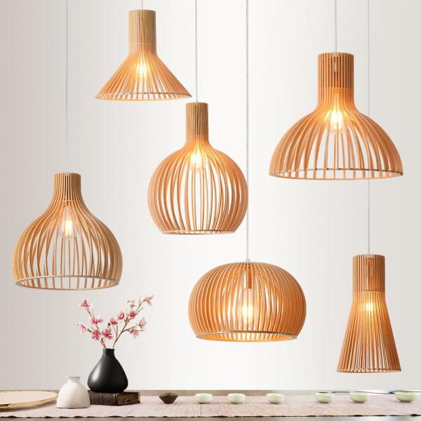 Buy Modern hand made retro wooden pendant lights Japan style Tea Room Secto Octo 4241 Pendant lamp Droplight(WH-WP-41) at wholesale prices