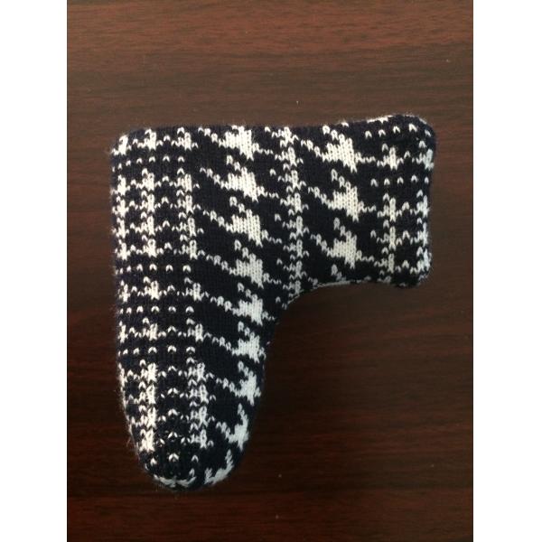 knitted head cover , golf knitted golf putter head cover , golf putter head cover