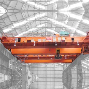 Heavy Duty Box Type Double Girder Overhead Crane For Factory Yard