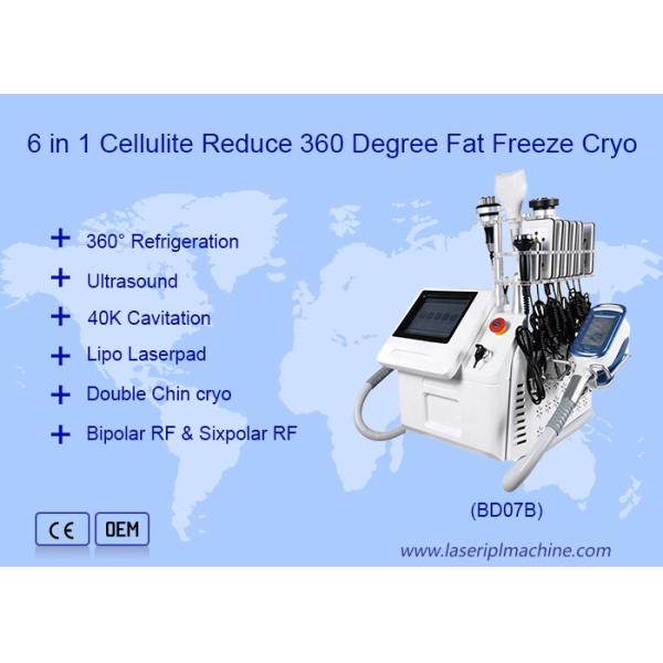 Buy Portable 650nm Cryolipolysis Body Slimming Machine Fat Freezing 6 In1 at wholesale prices