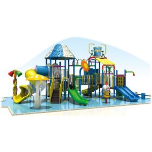 summer water park equipment fiberglass aqua park water playhouse
