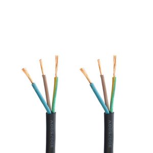 Vde H05rn f Rubber Cable 3g 1.0 Mm2 Multiple Strands of Soft Bare Copper