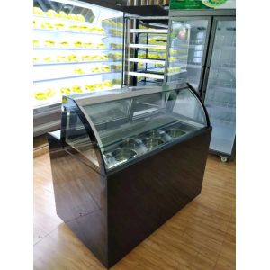 Dynamic Cooling Ice Cream Display Showcase R404a Refrigerant Digital Thermostat