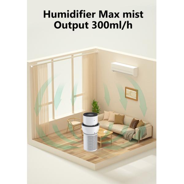 Portable Home 2 In 1 Hepa 13 Air Purifier Humidifier Machine 230M3/H