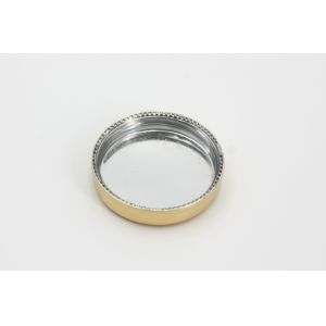 38mm 10ml 5g Clear Cosmetic Jars With Golden Screw Cap