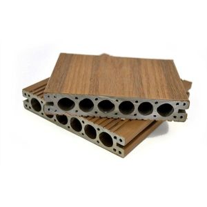 Click Installation PVC Decking Board for Terrace Exterior Wood Plastic Composite