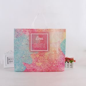 Valentine'S Day Nonwoven Promotional Gift Bags Silk Screen Printing Hot Stamping