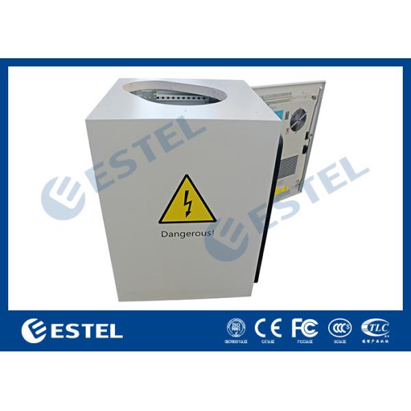 Buy Anti - Corrosion Pole Mounted Cabinet With Shaped Hole Full Protection at wholesale prices