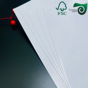 China FSC 1.5mm 2.0mm Double Side Coated White Folding Cardboard  Ideal For Gift Boxes on sale
