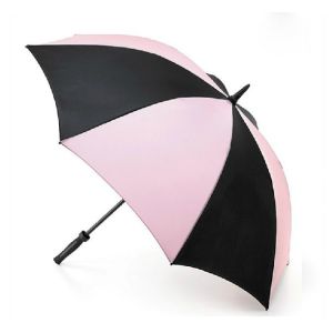Manual Open Windproof Pongee Straight Handle Umbrella Women Design
