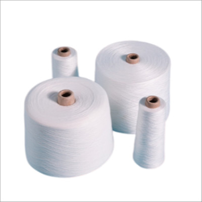 Buy Durable RW 100% Polyester Ring Spun Yarn For Sewing at wholesale prices