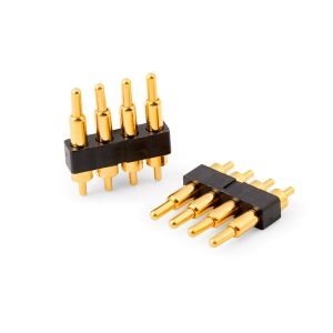 China 2.54mm Pitch Pogo Pin Connectors Spring Loaded H7.75mm For Pcb Interconnection on sale