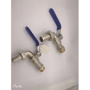 Chromed Brass Bibcock Valve Lockable Bib Tap With Abs Handle