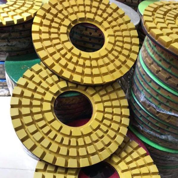 Flexible Copper Bond Transitional Polishing Pads for removing scratches behind metal bond tools