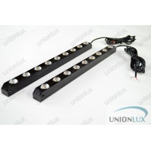 Aluminum BMW 9 LED Daytime Running Light DRL Waterproof IP68