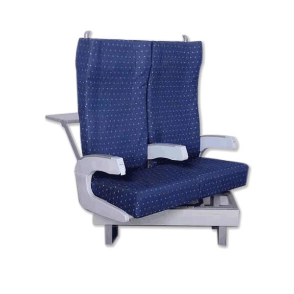 Q235 Railway Carriage Interiors PC ABS Table Second Class Train Seat