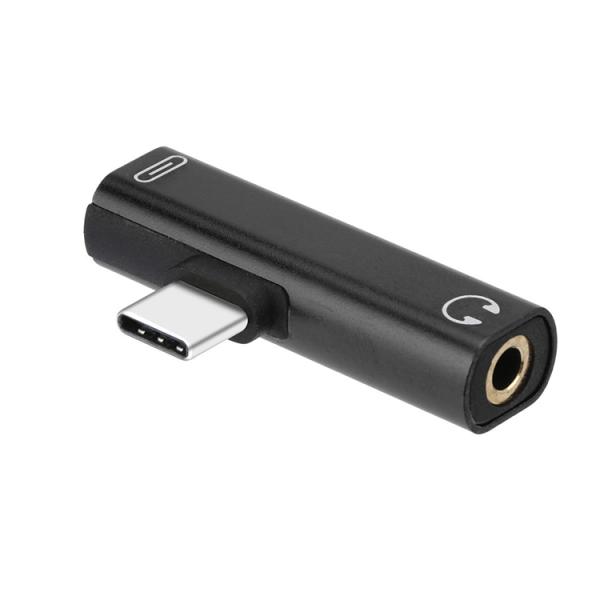2 in 1 USB Type C to 3.5mm Jack PD Charging Headphone Audio Adapter