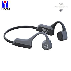 Bone Conduction CSR Wireless Earbuds Open Ear Headphones With Mic Bluetooth