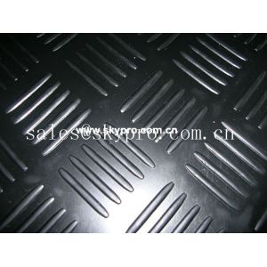 Customized Heavy Duty Nonslip Rubber Car Mats Smooth / embossed Surface