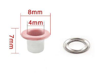 Metal Electroplated Hollow Eyelet Buckle Diameter 4-10mm Suitable For Clothing, Canvas Shoes Bag Accessories