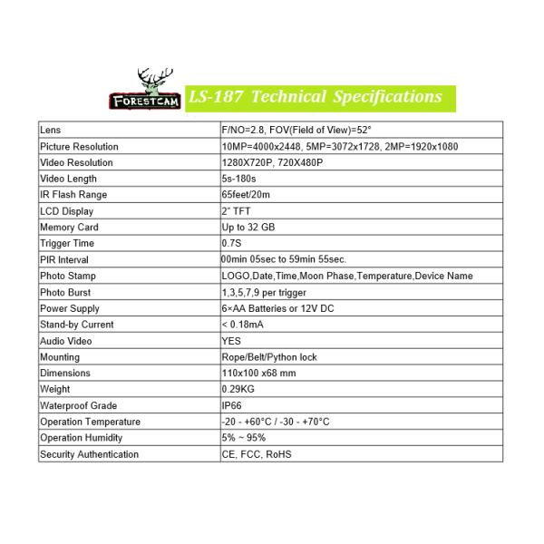 Waterproof Infrared Time Lapse Trail Camera Outdoor For Deer Monitoring