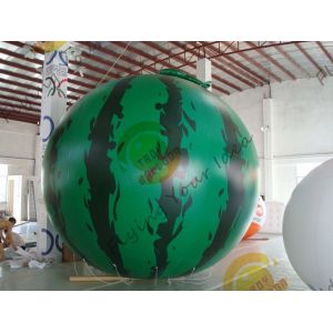 China 4m diameter watermelon Fruit Shaped Balloons Rainproof / Fireproof on sale