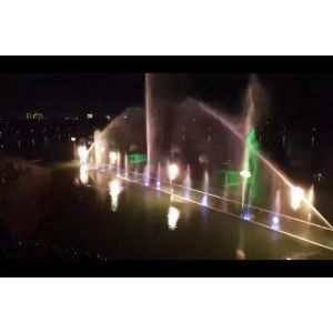LED Light Musical Multimedia Control Lake Water Fountain