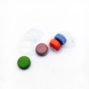 Custom Macaron Clear Acrylic Macaron Transparent Packaging Display Clear