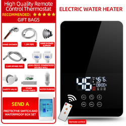 Modern Instantaneous Electric Bath Water Heater 6000W 220 Volt